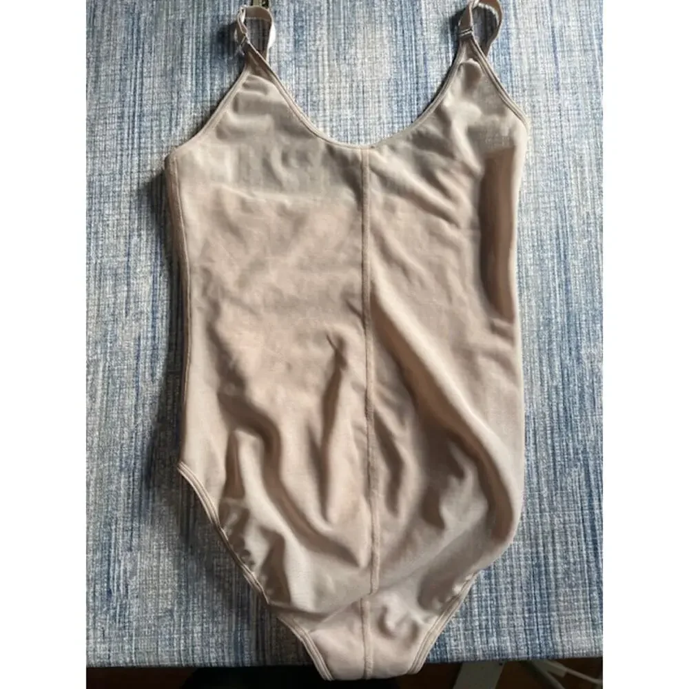 Annette Brand‎ Women size Large beige shapewear body suit - Picture 2 of 6